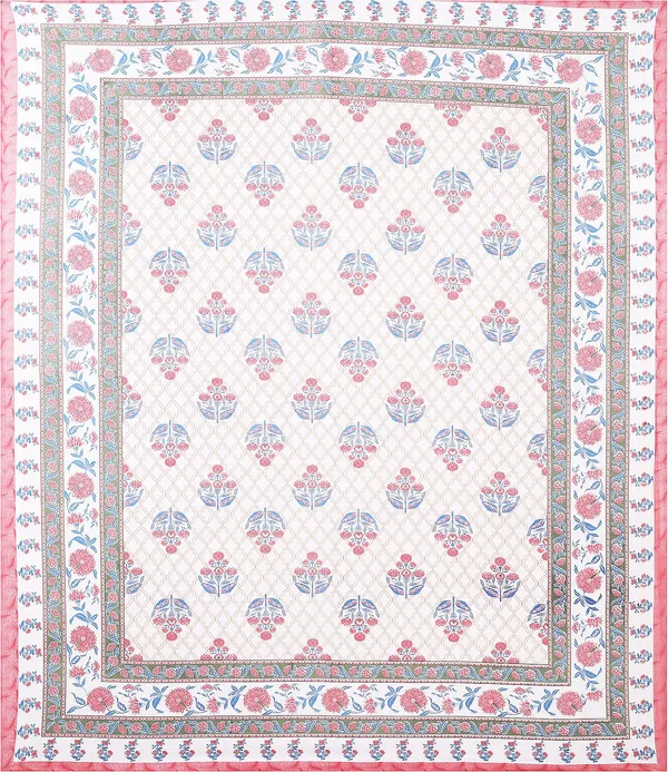 Block_Peach_Cotton_Premium_&_Elegant_Jaipuri_Prints_Bedsheet_(_90"_X_108"_)__With_2_Pillow_Covers_(_17"_X_27"_)_By_Sabhinjo
