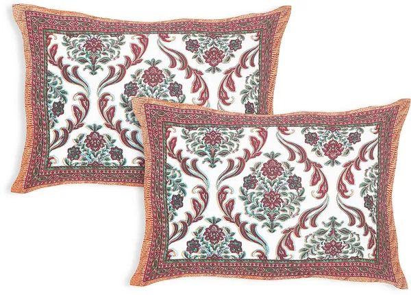 Block_Brown_Cotton_Premium_&_Elegant_Jaipuri_Prints_Bedsheet_(_90"_X_108"_)__With_2_Pillow_Covers_(_17"_X_27"_)__By_Sabhinjo