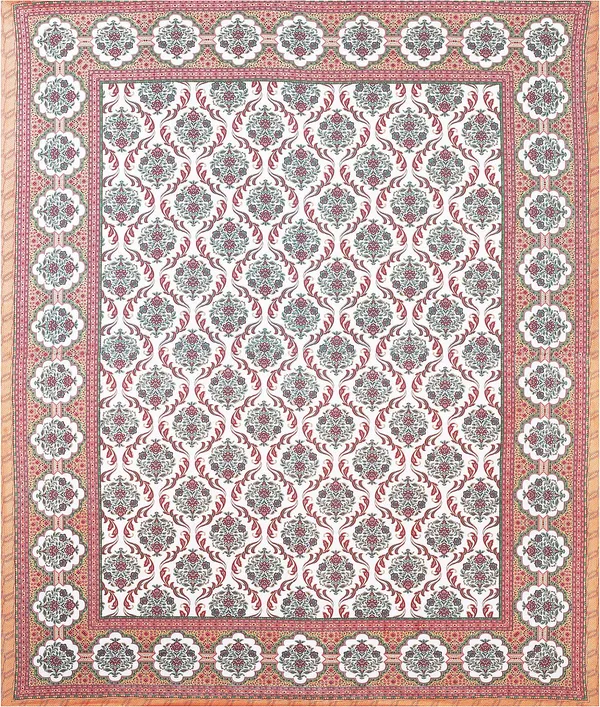Block_Brown_Cotton_Premium_&_Elegant_Jaipuri_Prints_Bedsheet_(_90"_X_108"_)__With_2_Pillow_Covers_(_17"_X_27"_)__By_Sabhinjo