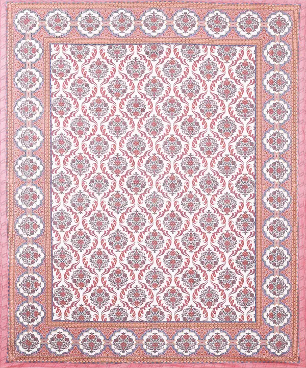 Block_Print_Pink_Cotton_Premium_&_Elegant_Jaipuri_Prints_Bedsheet_(_90"_X_108"_)__With_2_Pillow_Covers_(_17"_X_27"_)_By_Sabhinjo