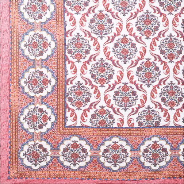 Block_Print_Pink_Cotton_Premium_&_Elegant_Jaipuri_Prints_Bedsheet_(_90"_X_108"_)__With_2_Pillow_Covers_(_17"_X_27"_)_By_Sabhinjo