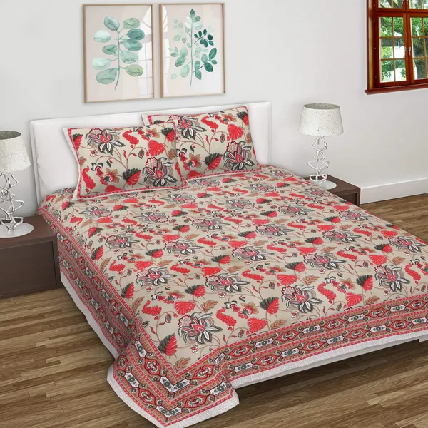 Anokhi_Multicolor_Cotton_Premium_&_Elegant_Printed_Bedsheet_(_90"_X_108"_)_With_2_Pillow_Covers_(_17"_X_27"_)_By_Sabhinjo