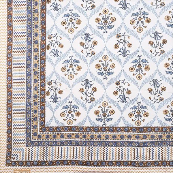 Block_Brown_&_White_Cotton_Premium_&_Elegant_Printed_Bedsheet_(_90"X_108"_)__With_2_Pillow_Covers_(_17"_X_27"_)_By_Sabhinjo
