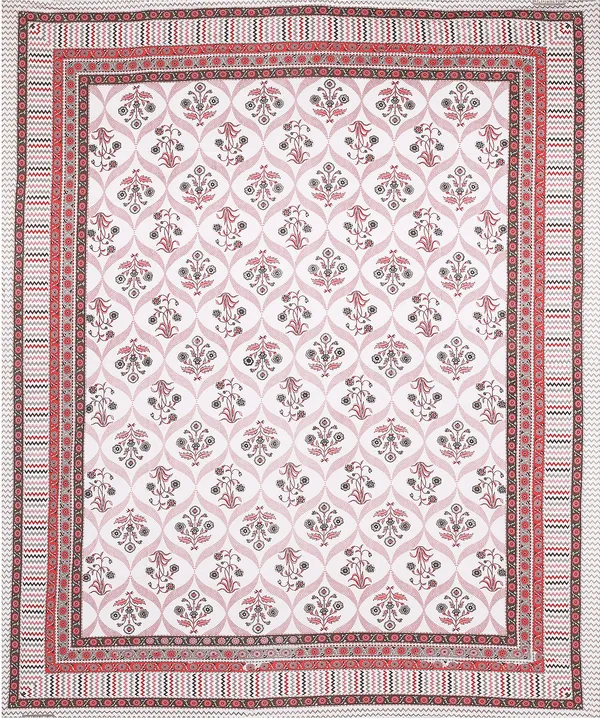 Block_Red_&_White_Cotton_Premium_&_Elegant_Printed_Bedsheet_(_90"_X_108"_)__With_2_Pillow_Covers_(_17"_X_27"_)_by_Sabhinjo