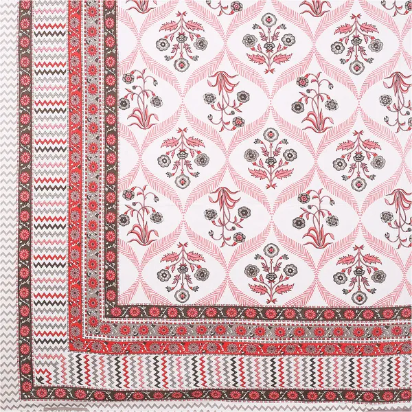 Block_Red_&_White_Cotton_Premium_&_Elegant_Printed_Bedsheet_(_90"_X_108"_)__With_2_Pillow_Covers_(_17"_X_27"_)_by_Sabhinjo