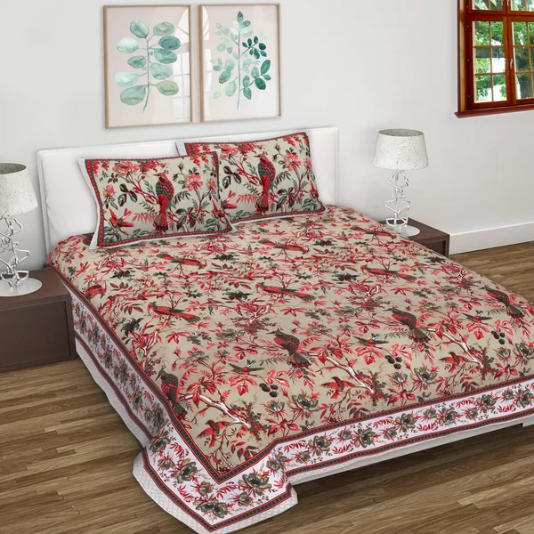 Anokhi_Multicolor_Cotton_Premium_&_Elegant_Printed_Bedsheet_(_90"_X_108"_)__With_2_Pillow_Covers_(_17"_X_27"_)_By_Sabhinjo