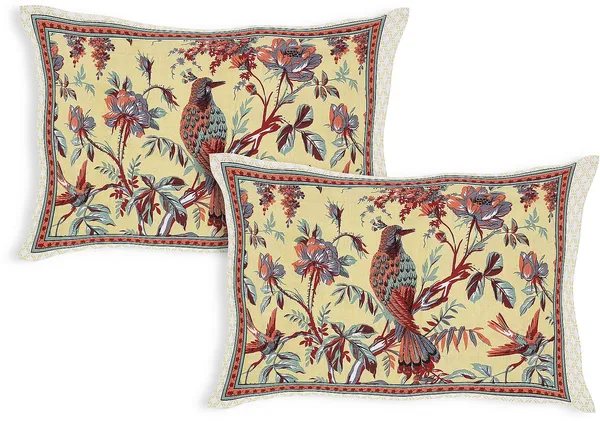 Anokhi_Multicolor_Cotton_Premium_&_Elegant_Printed_Bedsheet_(_90"X_108"_)__With_2_Pillow_Covers_(_17"_X_27"_)_By_Sabhinjo