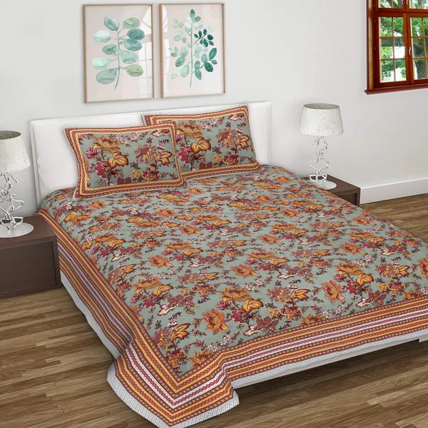 Anokhi_Multicolor_Cotton_Premium_&_Elegant_Printed_Bedsheet_(_90"_X_108"_)__With_2_Pillow_Covers_(_17"_X_27"_)_By_Sabhinjo