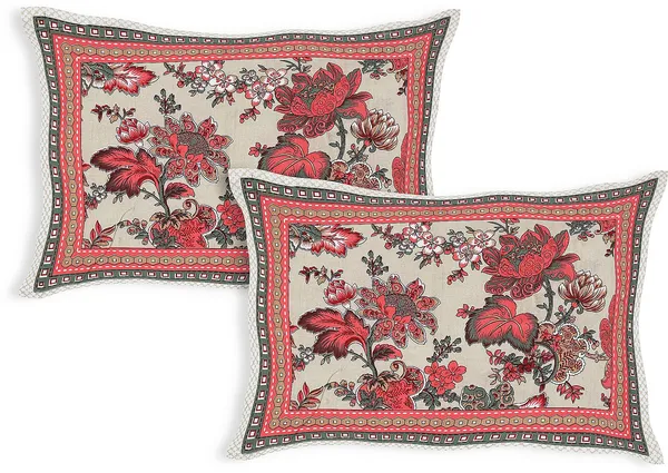 Anokhi_Red_Cotton_Premium_&_Elegant_Printed_Bedsheet_(_90"_X_108"_)__With_2_Pillow_Covers_(_17"_X_27"_)_By_Sabhinjo