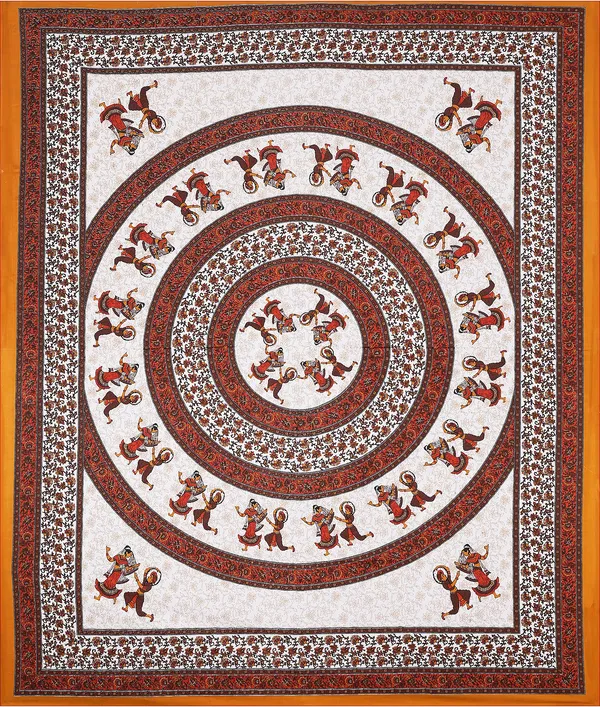 Rajasthani_White_&_Brown_Cotton_Premium_&_Elegant_Printed_Bedsheet_(_90"_X_108"_)__With_2_Pillow_Covers_(_17"_X_27"_)_By_Sabhinjo