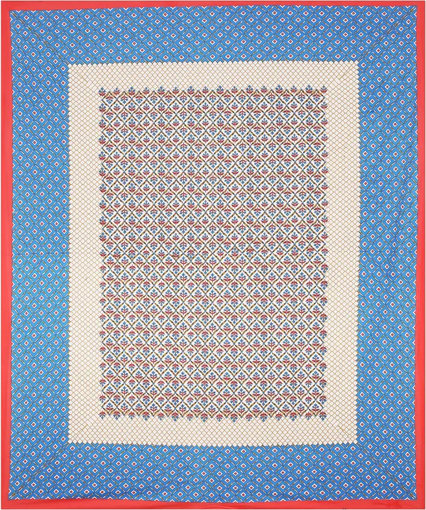 Rajasthani_Red_&_Blue_Cotton_Premium_&_Elegant_Printed_Bedsheet_(_90"_X_108"_)__With_2_Pillow_Covers_(_17"_X_27"_)_By_Sabhinjo