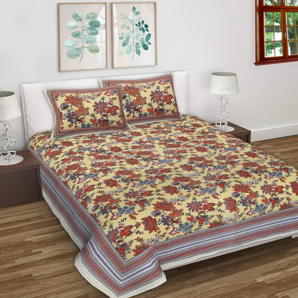 Anokhi_Multicolor_Cotton_Premium_&_Elegant_Printed_Bedsheet_(_90"_X_108"_)__With_2_Pillow_Covers_(_17"_X_27"_)_By_Sabhinjo