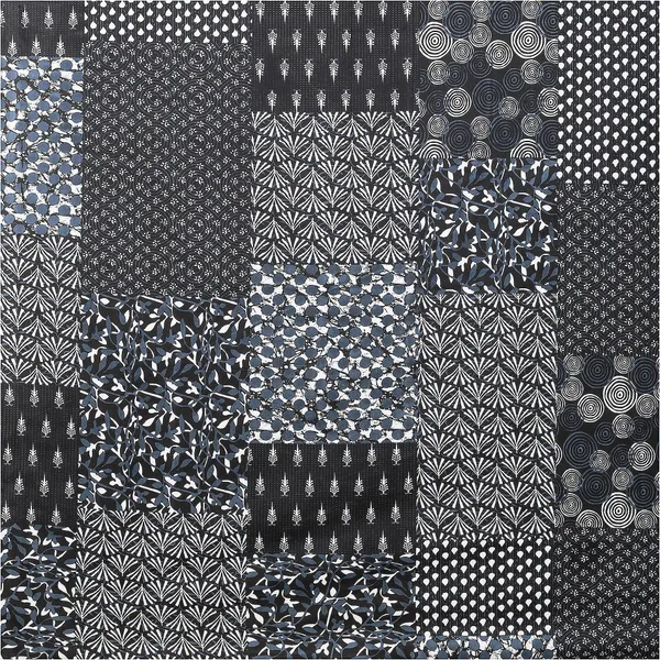 Dabu_Black_Cotton_Premium_&_Elegant_Jaipuri_Prints_Bedsheet_(_90"_X_108"_)__With_2_Pillow_Covers_(_17"_X_27"_)_By_Sabhinjo