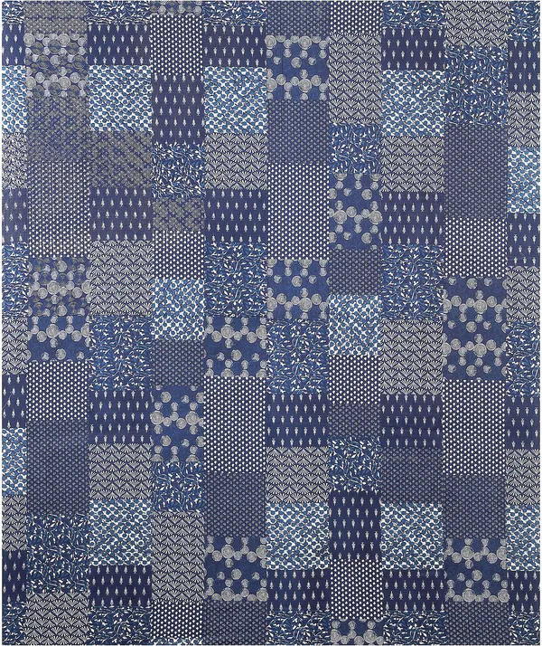 Dabu_Blue_Cotton_Premium_&_Elegant_Jaipuri_Prints_Bedsheet_(_90"_X_108"_)__With_2_Pillow_Covers_(_17"_X_27"_)_By_Sabhinjo