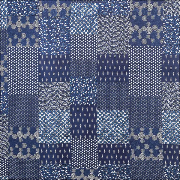 Dabu_Blue_Cotton_Premium_&_Elegant_Jaipuri_Prints_Bedsheet_(_90"_X_108"_)__With_2_Pillow_Covers_(_17"_X_27"_)_By_Sabhinjo
