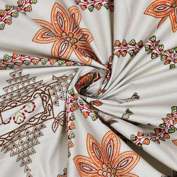 Kashida_Brown__Cotton_Premium_&_Elegant_Animal_King_Size_Bedsheet_(90"X108")__With_2_Pillow_Covers_(_17"_X_27"_)_By_Sabhinjo