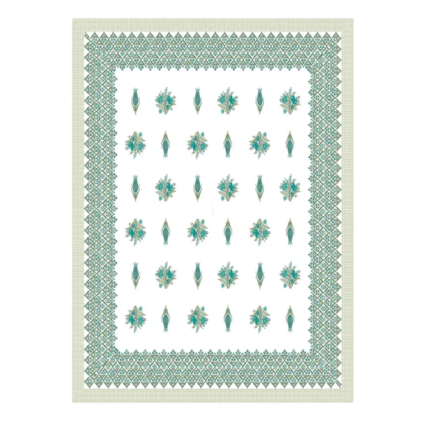 Ananta_Green_Cotton_Premium_&_Elegant_Printed_Single_Dohar_(_60"_X_90"_)By_Sabhinjo