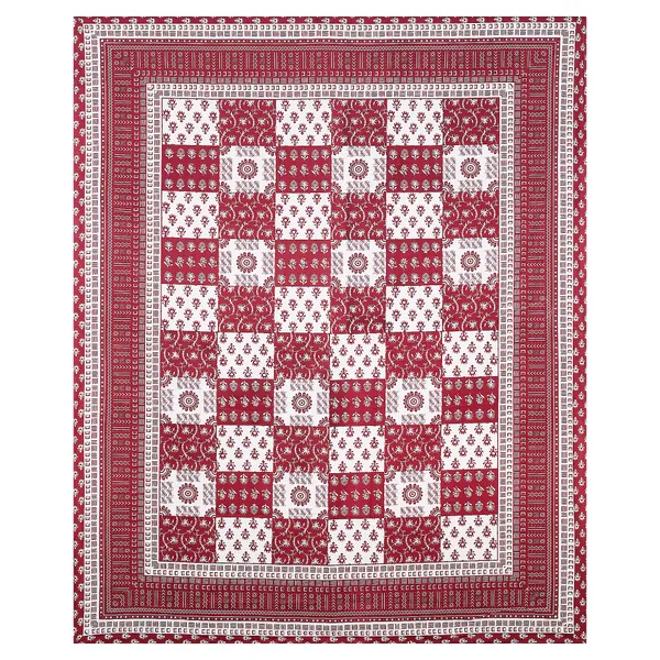 Warli_Maroon_Cotton_Premium_&_Elegant_Printed_Bedsheet_(_90"_X_108"_)__With_2_Pillow_Covers_(_17"_X_27"_)_By_Sabhinjo