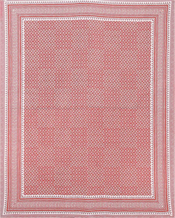 Florina_Red_Cotton_Premium_&_Elegant_Jaipuri_Prints_Bedsheet_(_90"_X_108"_)__With_2_Pillow_Covers_(_17"_X_27"_)_By_Sabhinjo