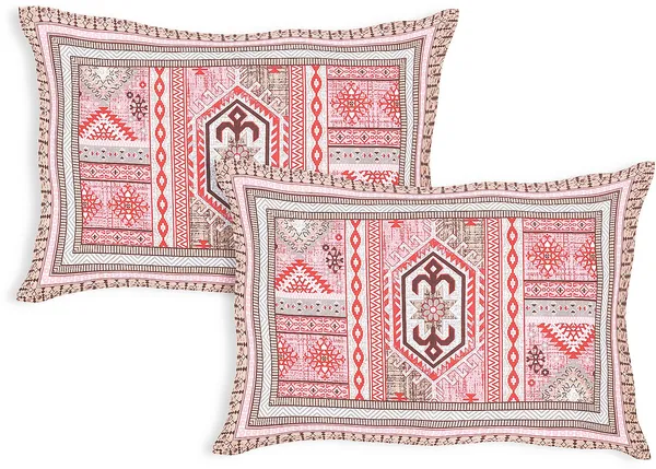 Florina_Peach_Cotton_Premium_&_Elegant_Jaipuri_Prints_Bedsheet_(_90"_X_108"_)__With_2_Pillow_Covers_(_17"_X_27"_)_By_Sabhinjo