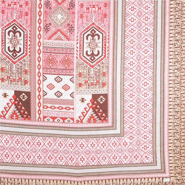 Florina_Peach_Cotton_Premium_&_Elegant_Jaipuri_Prints_Bedsheet_(_90"_X_108"_)__With_2_Pillow_Covers_(_17"_X_27"_)_By_Sabhinjo