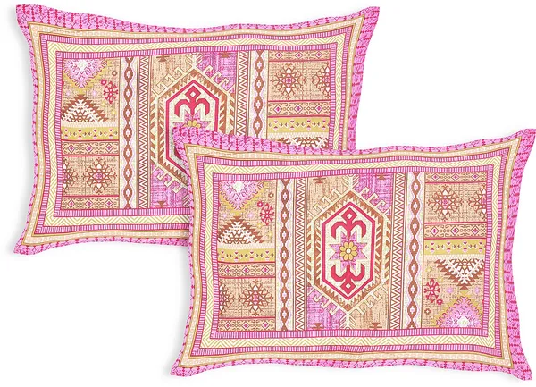 Florina_Pink_Cotton_Premium_&_Elegant_Jaipuri_Prints_Bedsheet_(_90"_X_108"_)__With_2_Pillow_Covers_(_17"_X_27"_)_By_Sabhinjo