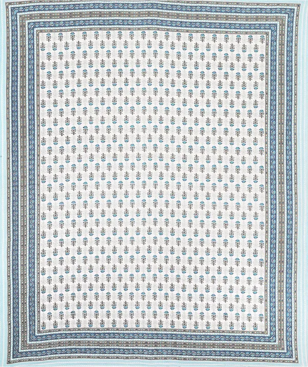 Florina_Blue_Cotton_Premium_&_Elegant_Jaipuri_Prints_Bedsheet_(_90"_X_108"_)_With_2_Pillow_Covers_(_17"_X_27"_)_By_Sabhinjo