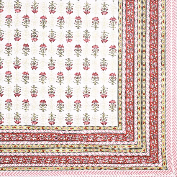 Florina_Red_Cotton_Premium_&_Elegant_Jaipuri_Prints_Bedsheet_(_90"X_108"_)_With_2_Pillow_Covers_(_17"_X_27"_)_By_Sabhinjo