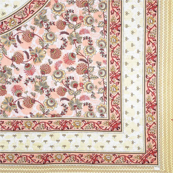 Florina_Orange_Cotton_Premium_&_Elegant_Jaipuri_Prints_Bedsheet_(_90"_X_108"_)__With_2_Pillow_Covers_(_17"_X_27"_)_By_Sabhinjo