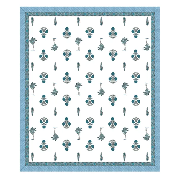 Ananta_Blue_Cotton_Premium_&_Elegant_Printed_Double_Rajai_(_90"_X_108"_)By_Sabhinjo
