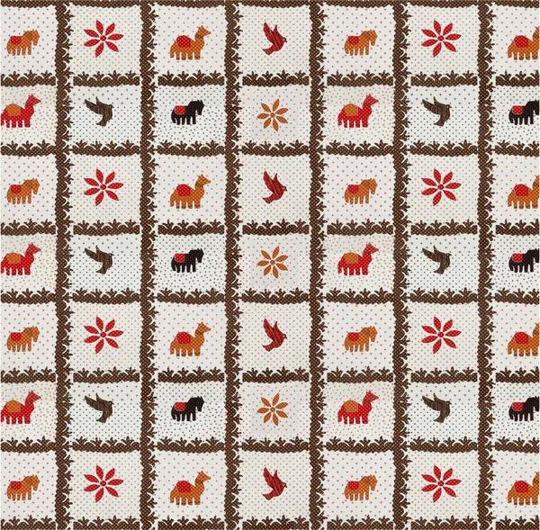 Gujri_Patch_Brown_Cotton_Premium_&_Elegant_Animal_King_Size_Bedsheet_(90"X108")__With_2_Pillow_Covers_(_17"_X_27"_)_By_Sabhinjo