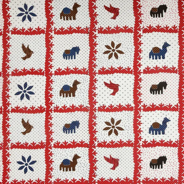Gujri_Patch_Red_Cotton_Premium_&_Elegant_Animal_King_Size_Bedsheet_(90"X108")__With_2_Pillow_Covers_(_17"_X_27"_)_By_Sabhinjo