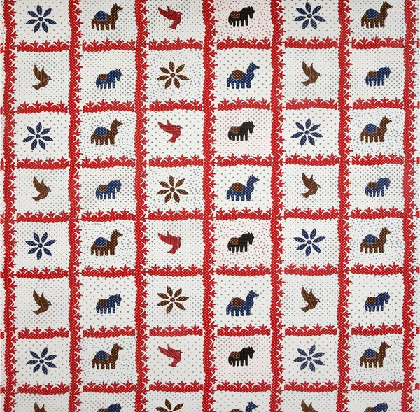 Gujri_Patch_Red_Cotton_Premium_&_Elegant_Animal_King_Size_Bedsheet_(90"X108")__With_2_Pillow_Covers_(_17"_X_27"_)_By_Sabhinjo