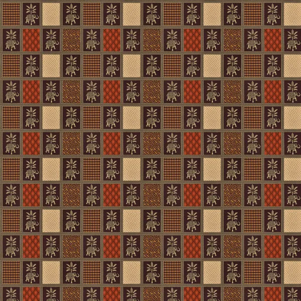 Bagru_Gold_Brown_Cotton_Premium_&_Elegant_Animal_King_Size_Bedsheet_(90"X108")__With_2_Pillow_Covers_(_17"_X_27"_)_By_Sabhinjo