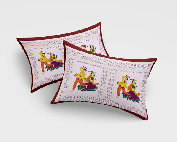 Hand_Work_Maroon_Cotton_Premium_&_Elegant_Jaipuri_Prints_King_Size_Bedsheet_(90"X108")__With_2_Pillow_Covers_(_17"_X_27"_)_By_Sabhinjo