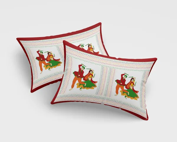 Hand_Work_Red_Cotton_Premium_&_Elegant_Jaipuri_Prints_King_Size_Bedsheet_(90"X108")__With_2_Pillow_Covers_(_17"_X_27"_)_By_Sabhinjo
