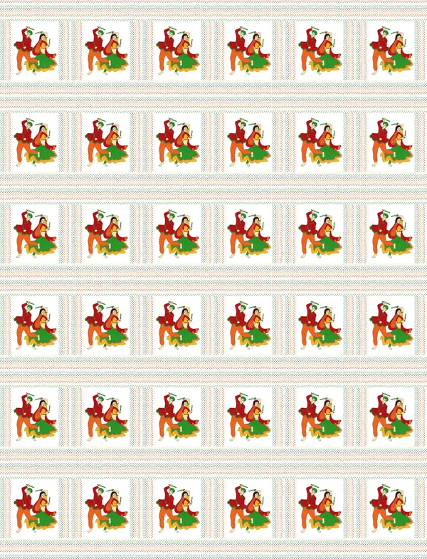 Hand_Work_Red_Cotton_Premium_&_Elegant_Jaipuri_Prints_King_Size_Bedsheet_(90"X108")__With_2_Pillow_Covers_(_17"_X_27"_)_By_Sabhinjo