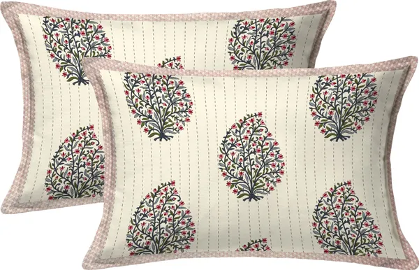 Hand_Work_Brown_Cotton_Premium_&_Elegant_Jaipuri_Prints_King_Size_Bedsheet_(90"X108")__With_2_Pillow_Covers_(_17"_X_27"_)_By_Sabhinjo