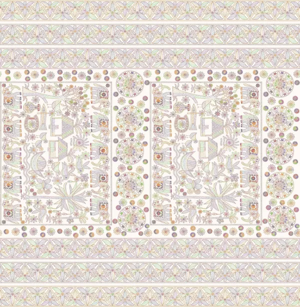 Multicolor_Cotton_Premium_&_Elegant_Jaipuri_Prints_Bedsheet_(_275_X_275_)_Cm_With_Pillow_Cover_(_45_X_71_)_Cm