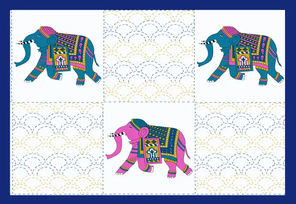 Hand_Work_Blue_Cotton_Premium_&_Elegant_Animal_King_Size_Bedsheet_(90"X108")__With_2_Pillow_Covers_(_17"_X_27"_)_By_Sabhinjo