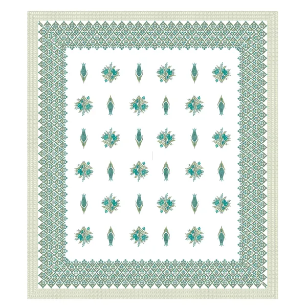 Ananta_Green_Cotton_Premium_&_Elegant_Printed_Double_Dohar_(_90"_X_108"_)By_Sabhinjo