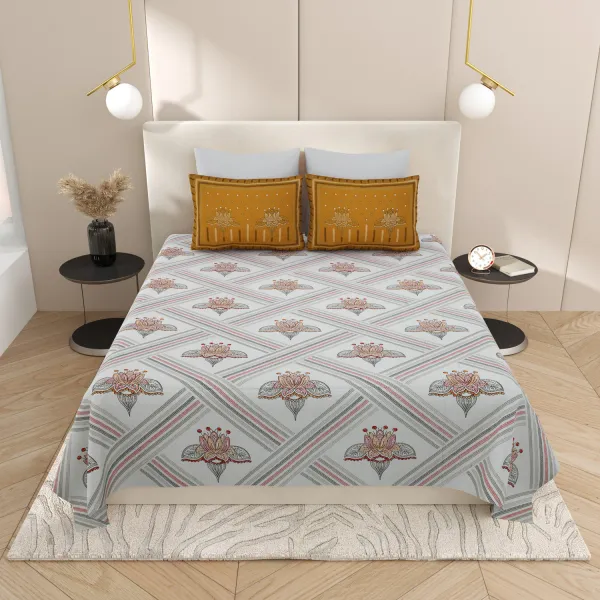 Kashida_Grey_Cotton_Premium_&_Elegant_Floral_King_Size_Bedsheet_(90"X108")__With_2_Pillow_Covers_(_17"_X_27"_)_By_Sabhinjo