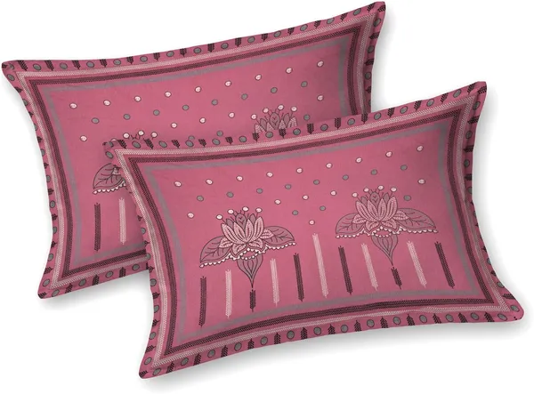 Multicolor_Cotton_Premium_&_Elegant_Floral_Bedsheet_(_275_X_275_)_Cm_With_Pillow_Cover_(_45_X_71_)_Cm