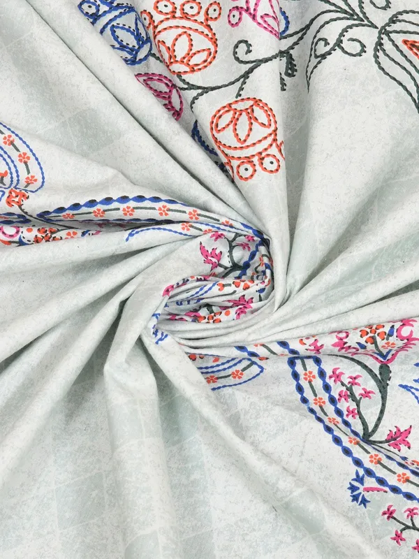 Kashida_Pink_&_Blue_Cotton_Premium_&_Elegant_Floral_King_Size_Bedsheet_(90"X108")__With_2_Pillow_Covers_(_17"_X_27"_)_By_Sabhinjo