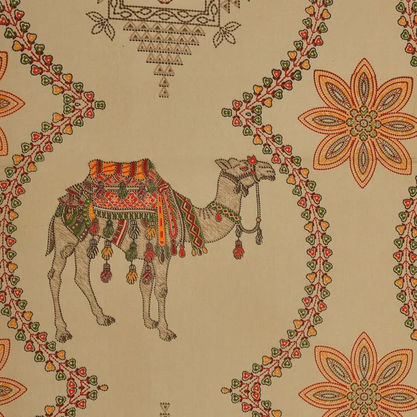 Kashida_Red_Cotton_Premium_&_Elegant_Animal_King_Size_Bedsheet_(90"X108")__With_2_Pillow_Covers_(_17"_X_27"_)_By_Sabhinjo
