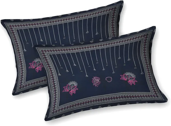 Kashida_Blue_Cotton_Premium_&_Elegant_Floral_King_Size_Bedsheet_(90"X108")__With_2_Pillow_Covers_(_17"_X_27"_)_By_Sabhinjo