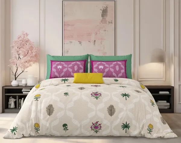 Milky_White_Brown_&_Pink_Cotton_Premium_&_Elegant_Printed_King_Size_Bedsheet_(90"X108")__With_2_Pillow_Covers_(_17"_X_27")_By_Sabhinjo