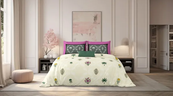 Milky_White_Green_Cotton_Premium_&_Elegant_Printed_King_Size_Bedsheet_(90"X108")_With_2_Pillow_Covers_(_17"_X_27"_)_By_Sabhinjo