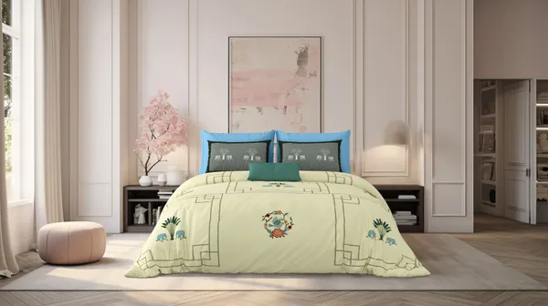 Milky_White_Green_Cotton_Premium_&_Elegant_Printed_King_Size_Bedsheet_(90"X108")__With_2_Pillow_Covers_(_17"_X_27"_)_By_Sabhinjo