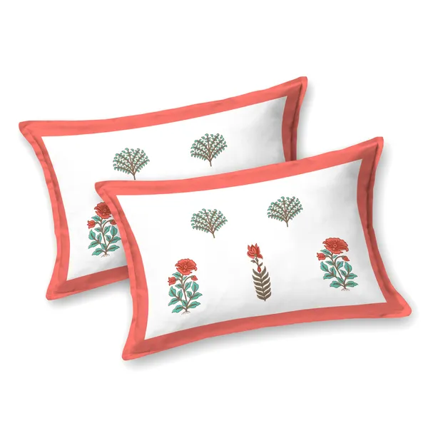 Anata_Red_Cotton_Premium_&_Elegant_Printed_Double__Bedsheet_(_100"_X_108"_)__With_2_Pillow_Covers_(_17"_X_27"_)_By_Sabhinjo